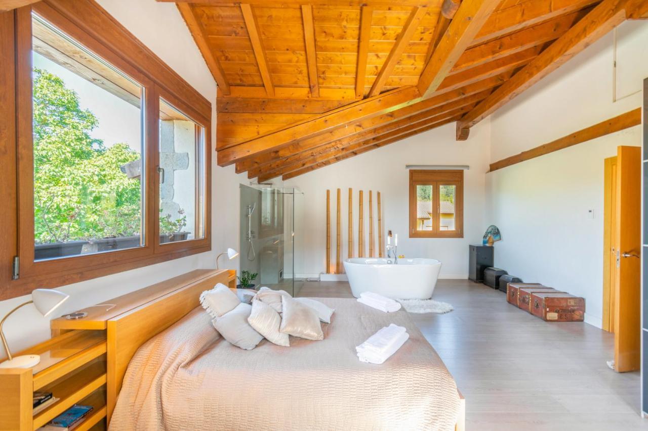 Casa Patxi, Espectacular Casa Rural Proxima A Pamplona Ларрасоанья Экстерьер фото