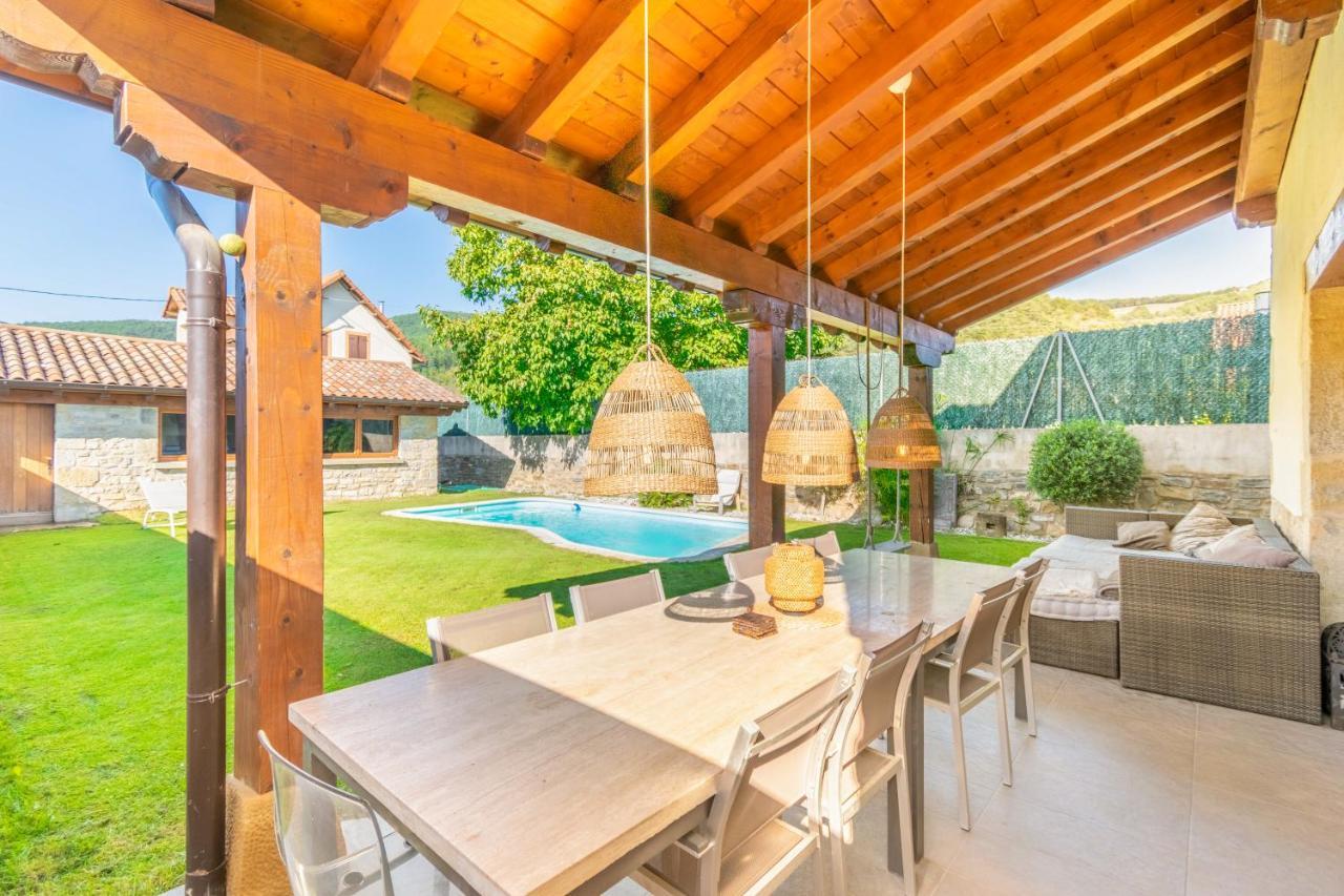 Casa Patxi, Espectacular Casa Rural Proxima A Pamplona Ларрасоанья Экстерьер фото